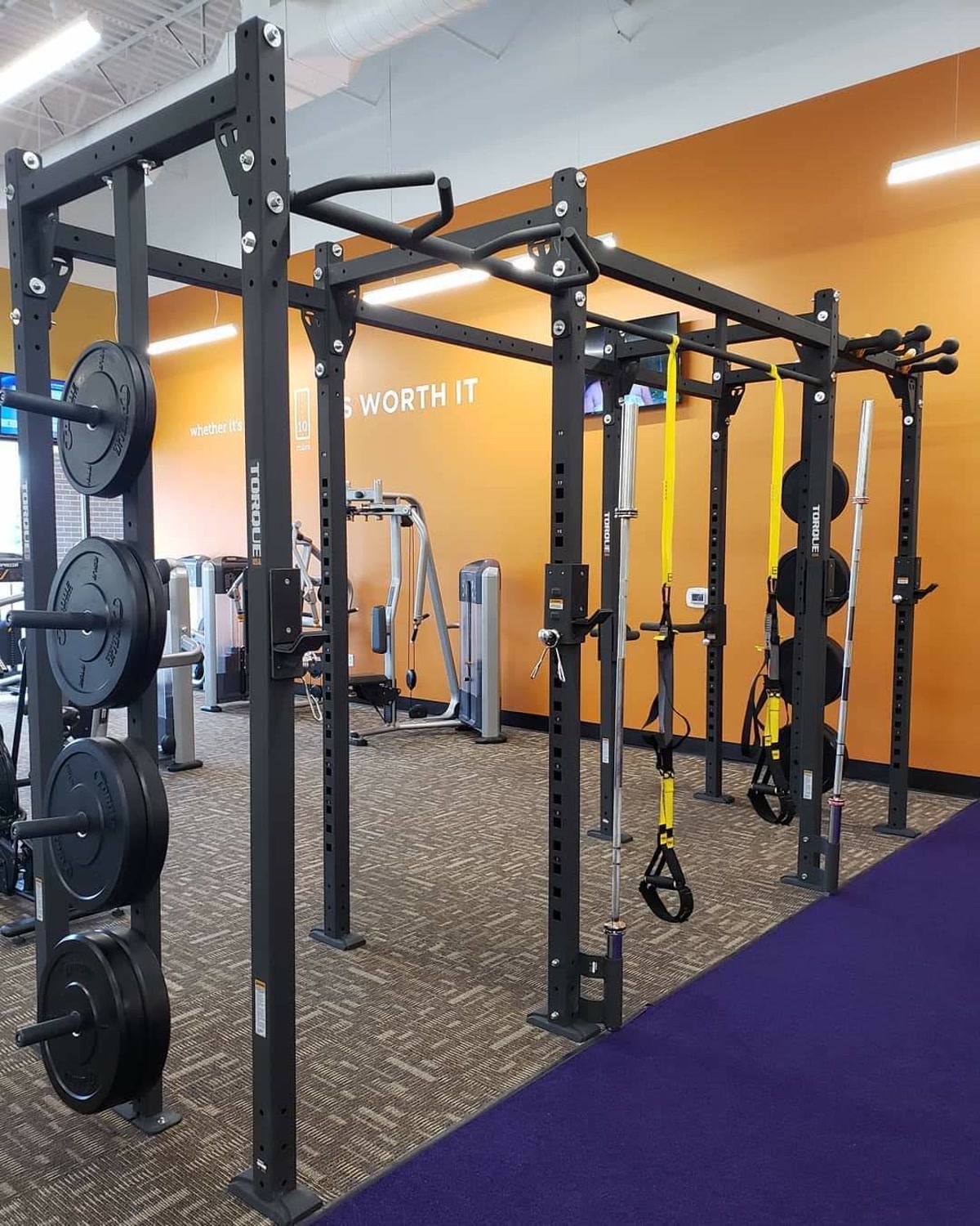 Gym equipment installation