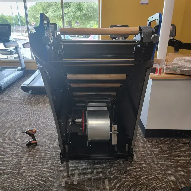 Treadmill motor and belt repair by certified technician at Fitness Repair Xperts Houston